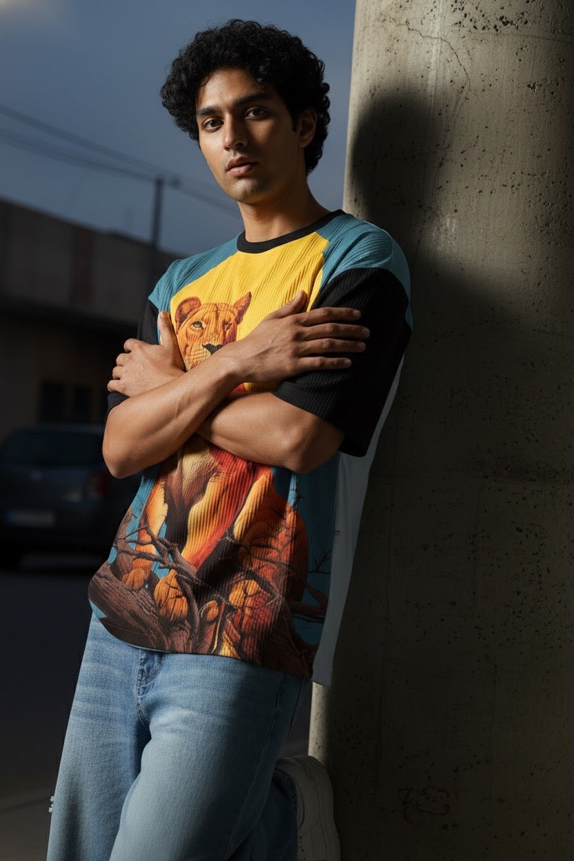 Coffee Abstract | Oversized Unisex Tshirt