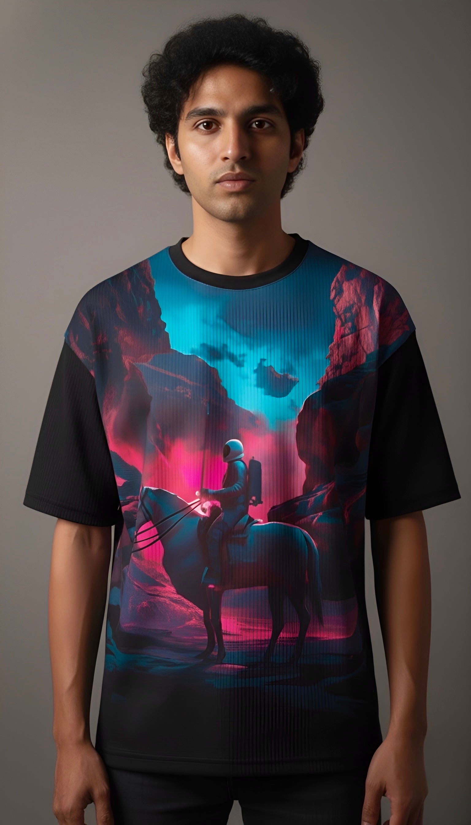 Astro Rider | Oversized Unisex Tshirt