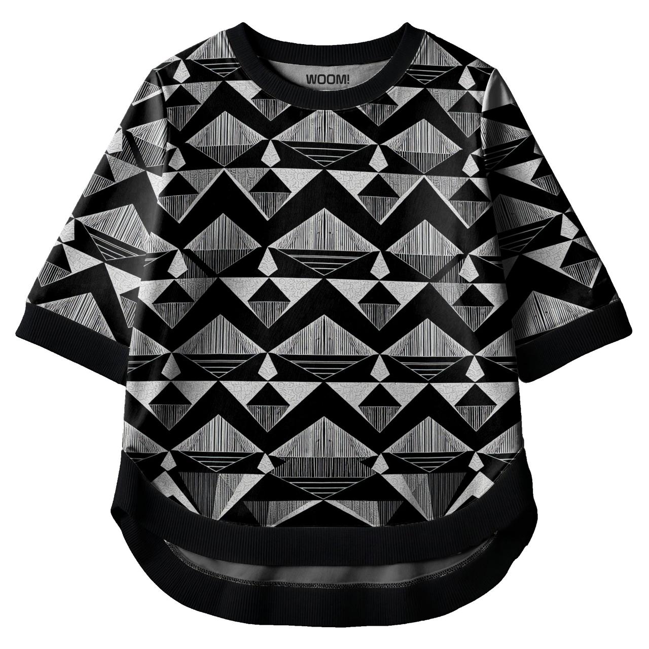 Black Mandala | Oversized Men Tshirt